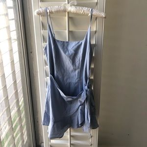 Blue Wrap Dress